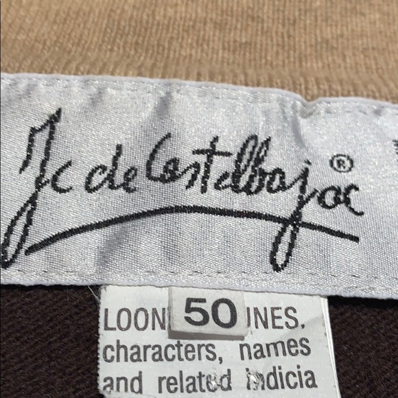 Looney Tunes edition brown & cream; 2 button clean - Picture 8 of 14